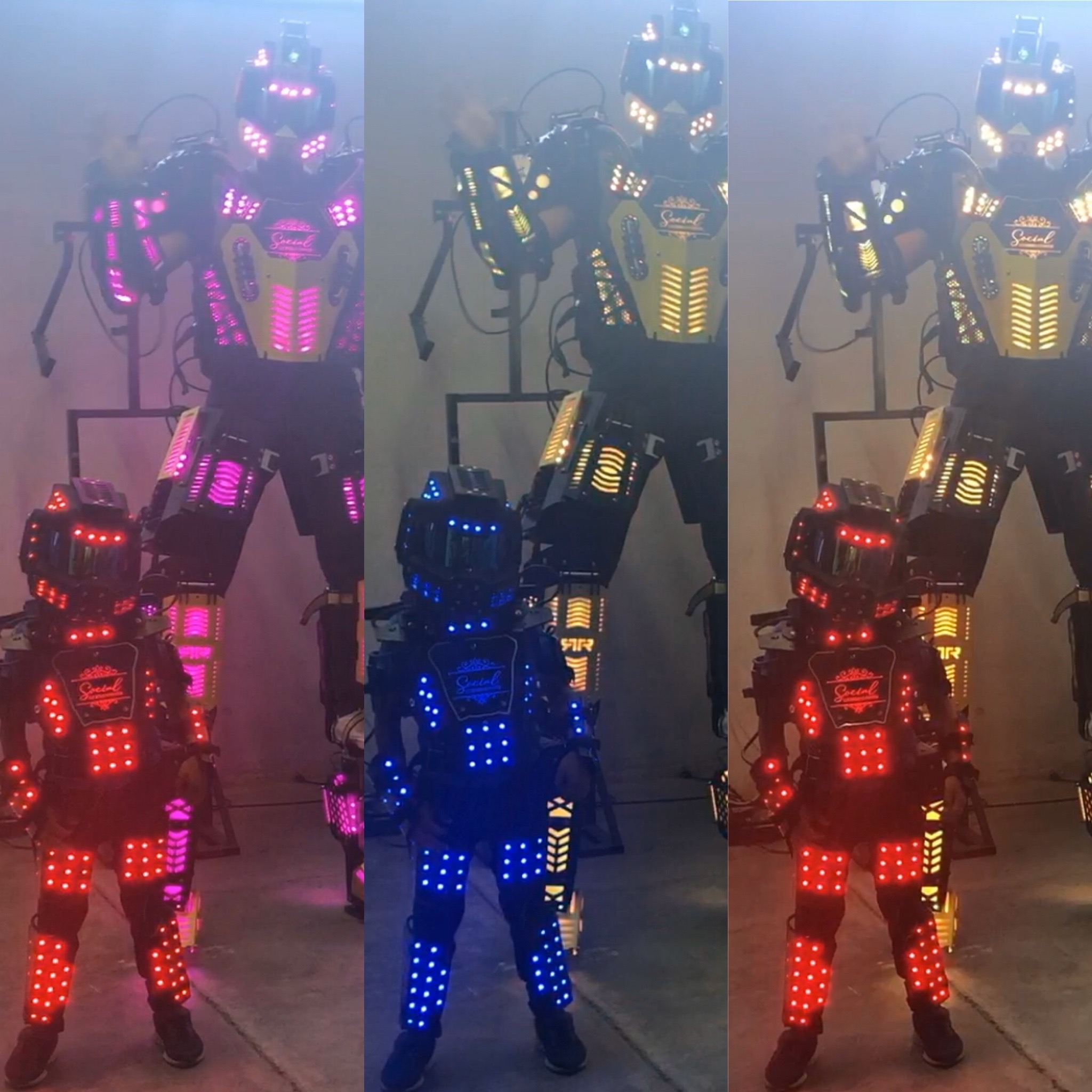 RENTA DE ROBOTS LED PARA EVENTOS EN SAN LUIS POTOSI, S.L.P